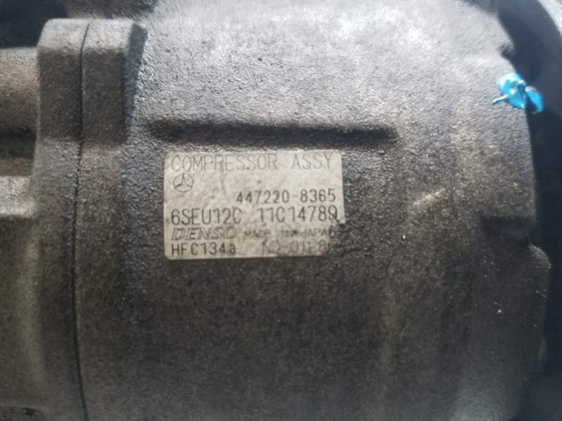 Recambio de compresor aire acondicionado para mercedes clase a (w168) elegance referencia OEM IAM A0002307911 4472208365 