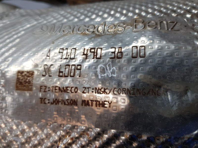 Recambio de filtro de particulas para mercedes sprinter iii furgón fwd 311 referencia OEM IAM A9104903800 A9104903700 