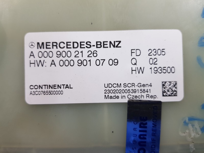Recambio de modulo electronico para mercedes sprinter iii furgón fwd 311 referencia OEM IAM A0009002126 A0009010709 