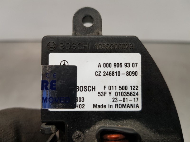 Recambio de resistencia calefaccion para mercedes sprinter iii furgón fwd 311 referencia OEM IAM A0009069307  