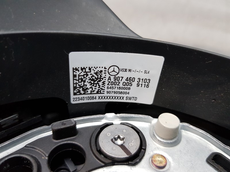 Recambio de volante para mercedes sprinter iii furgón fwd 311 referencia OEM IAM A9074603103 A90746031039116 
