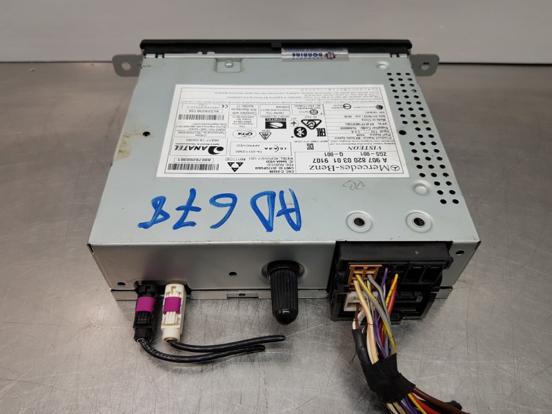 Recambio de sistema audio / radio cd para mercedes sprinter iii furgón fwd 311 referencia OEM IAM A9078200301  