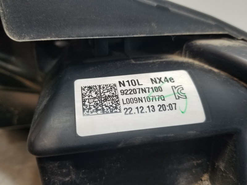 Recambio de piloto delantero izquierdo para hyundai tucson tecno sky referencia OEM IAM 92207N7100  