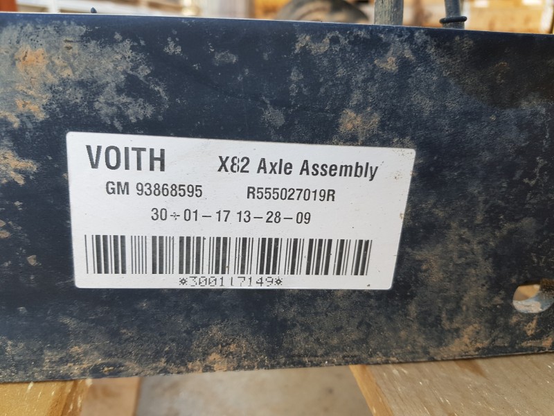 Recambio de puente trasero para opel vivaro b kasten/combi furgón referencia OEM IAM 93458081  