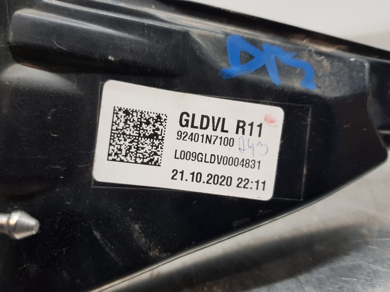 Recambio de piloto trasero izquierdo para hyundai tucson hybrid referencia OEM IAM 92401N7100  