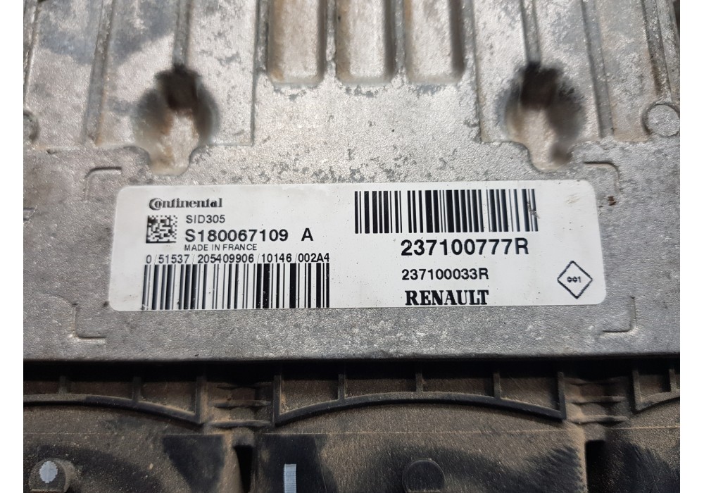 Recambio de centralita motor uce para renault megane iii berlina 5 p authentique referencia OEM IAM 237100777R 237100033R S18006