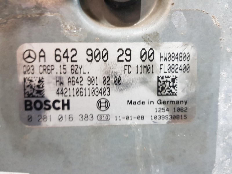 Recambio de centralita motor uce para mercedes clase m (w164) 4matic referencia OEM IAM A6429002900 0281016383 