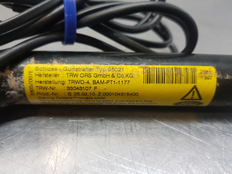 Recambio de pretensor airbag izquierdo para ford focus lim. (cb4) trend referencia OEM IAM 1717037 4M51A61209AH 4M51A61209DA