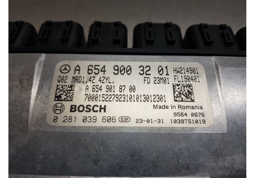 Recambio de centralita motor uce para mercedes sprinter iii furgón fwd 311 referencia OEM IAM A6549003201 A6549018700 0281039606