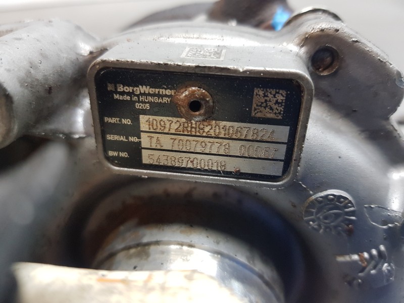 Recambio de turbocompresor para opel vivaro b kasten/combi furgón referencia OEM IAM 54389700018 10972RH8201067824 8201067824