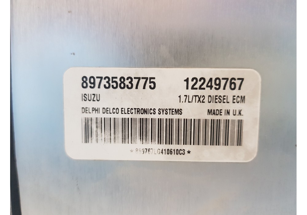 Recambio de centralita motor uce para opel combo (corsa c) tourer referencia OEM IAM 12249767 8973583775 