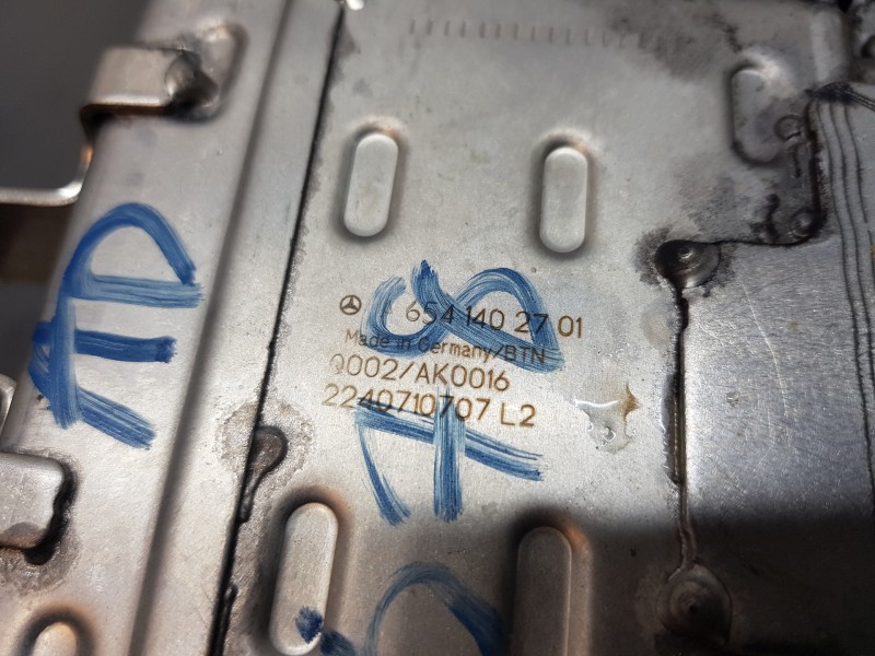 Recambio de enfriador egr para mercedes sprinter iii furgón fwd 311 referencia OEM IAM A6541402701  