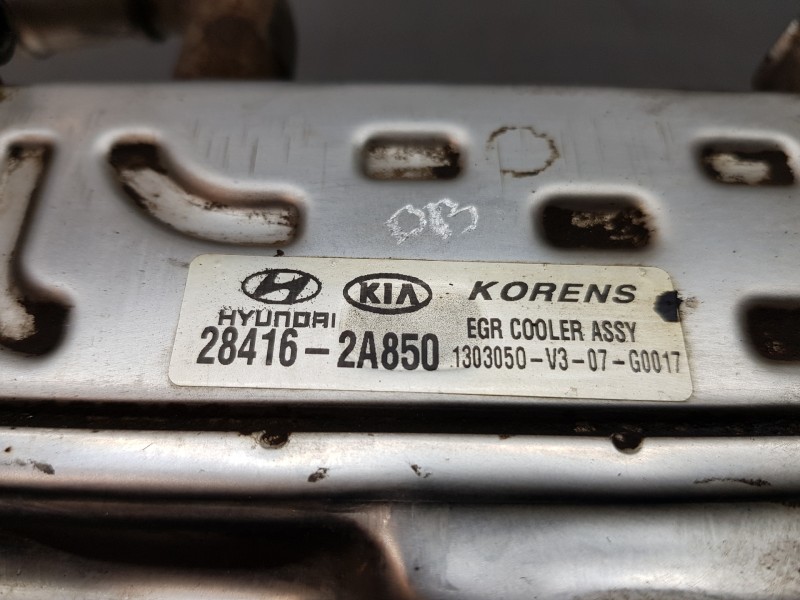 Recambio de enfriador egr para hyundai ix35 klass referencia OEM IAM 284162A850   Recambio de enfriador egr para hyundai ix35 klass referencia OEM IAM 284162A850