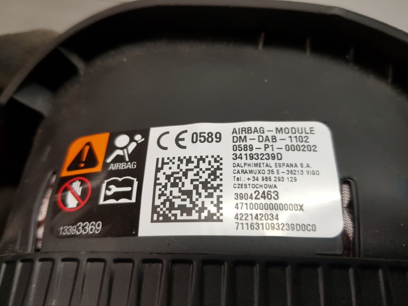 Recambio de kit airbag para opel astra k lim. 5türig expression referencia OEM IAM   