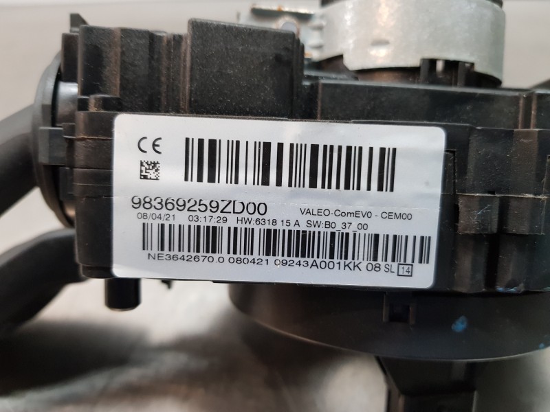 Recambio de mando multifuncion para peugeot 208 (p2) puretech referencia OEM IAM 98369259ZD  