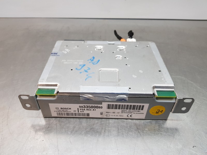 Recambio de sistema audio / radio cd para peugeot 208 (p2) puretech referencia OEM IAM 9833500080  