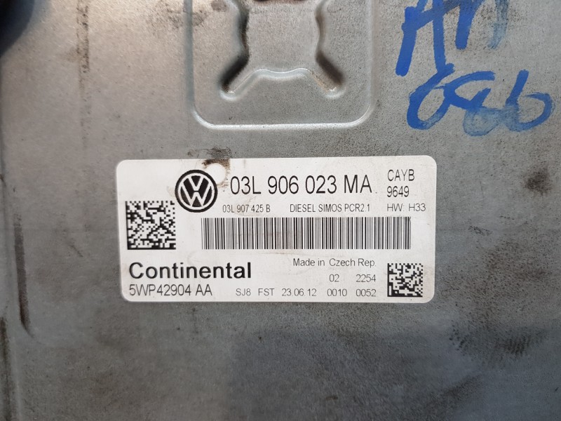 Recambio de centralita motor uce para volkswagen polo (6r1) advance referencia OEM IAM 03L906023MA 5WP42904AA 