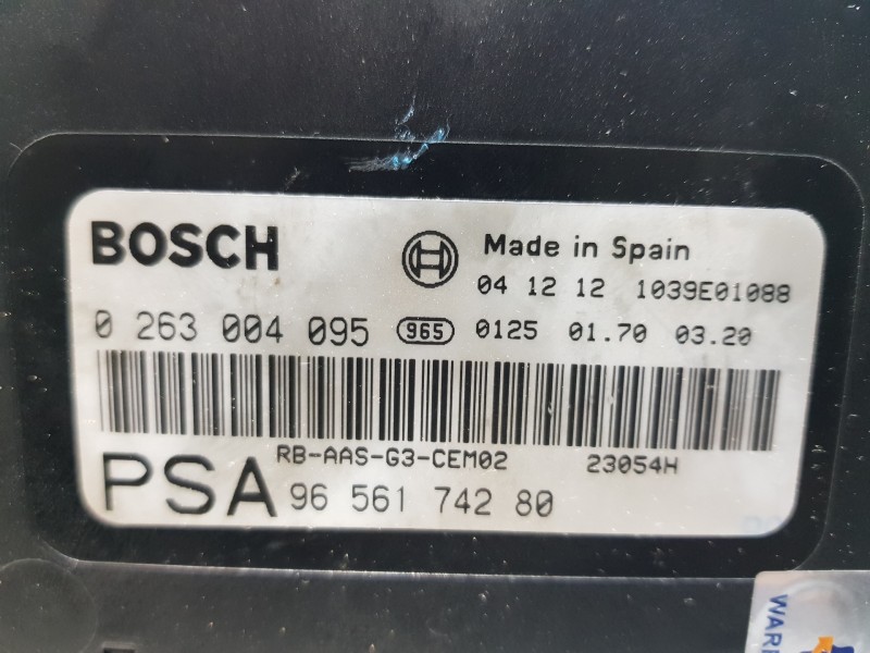 Recambio de modulo aparcamiento parking ( pdc ) para peugeot 407 confort referencia OEM IAM 9656174280 0263004095  Recambio de modulo aparcamiento parking ( pdc ) para peugeot 407 confort referencia OEM IAM 9656174280 0263004095