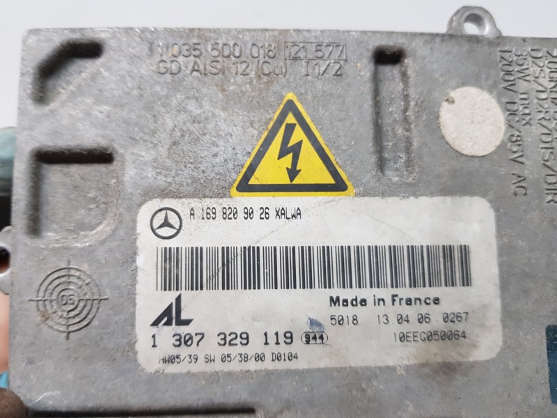 Recambio de centralita faros xenon para mercedes clase b (w245) standard referencia OEM IAM A1698209026 1307329119  Recambio de centralita faros xenon para mercedes clase b (w245) standard referencia OEM IAM A1698209026 1307329119