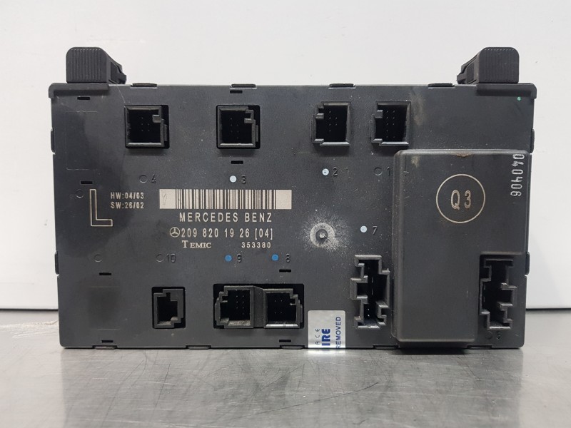 Recambio de centralita cierre para mercedes clase clk (w209) coupe 270 referencia OEM IAM 2098201926  