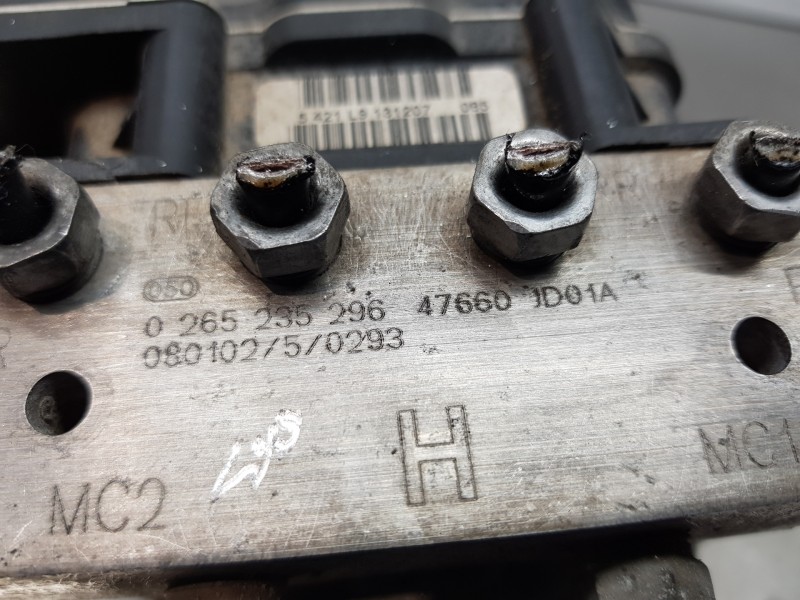Recambio de abs para nissan qashqai (j10) tekna referencia OEM IAM 47660JD01A 0265235296 