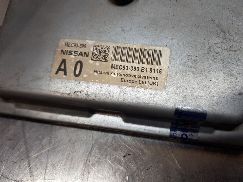 Recambio de centralita motor uce para nissan qashqai (j10) tekna referencia OEM IAM MEC93390  