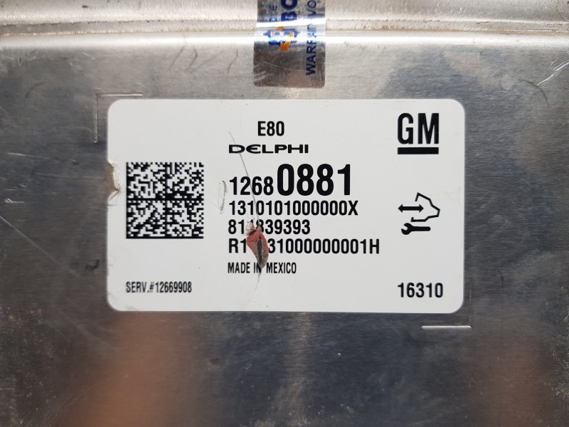 Recambio de centralita motor uce para opel astra k lim. 5türig expression referencia OEM IAM 811839393 12680881 