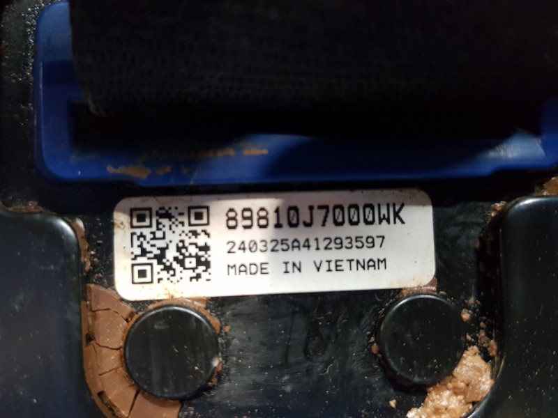 Recambio de cinturon seguridad trasero izquierdo para kia ceed drive referencia OEM IAM 89810J7000WK 89810J7000 