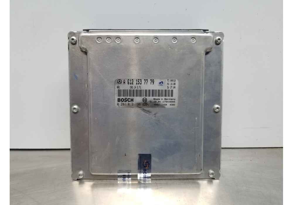 Recambio de centralita motor uce para mercedes clase clk (w209) coupe 270 referencia OEM IAM A6121537779 0281012196 
