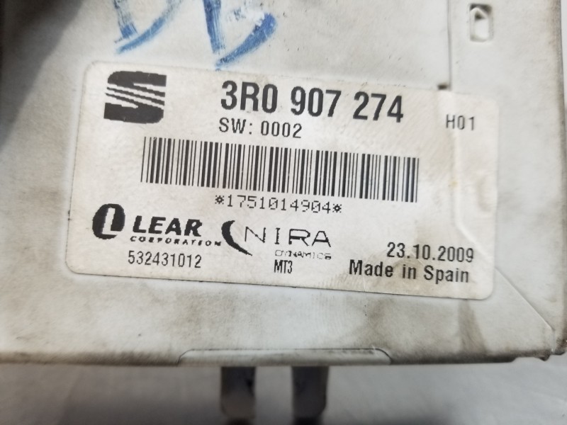 Recambio de modulo electronico para seat exeo berlina (3r2) reference referencia OEM IAM 3R0907274  