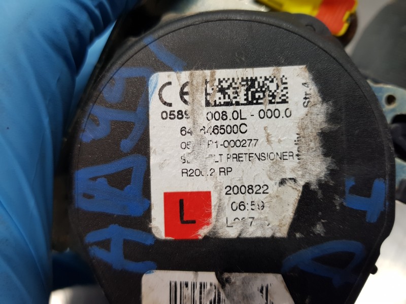 Recambio de kit airbag para peugeot 208 (p2) active referencia OEM IAM   