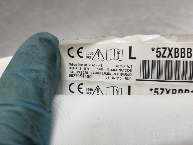 Recambio de airbag cortina delantero izquierdo para peugeot 208 (p2) active referencia OEM IAM 9827991480  