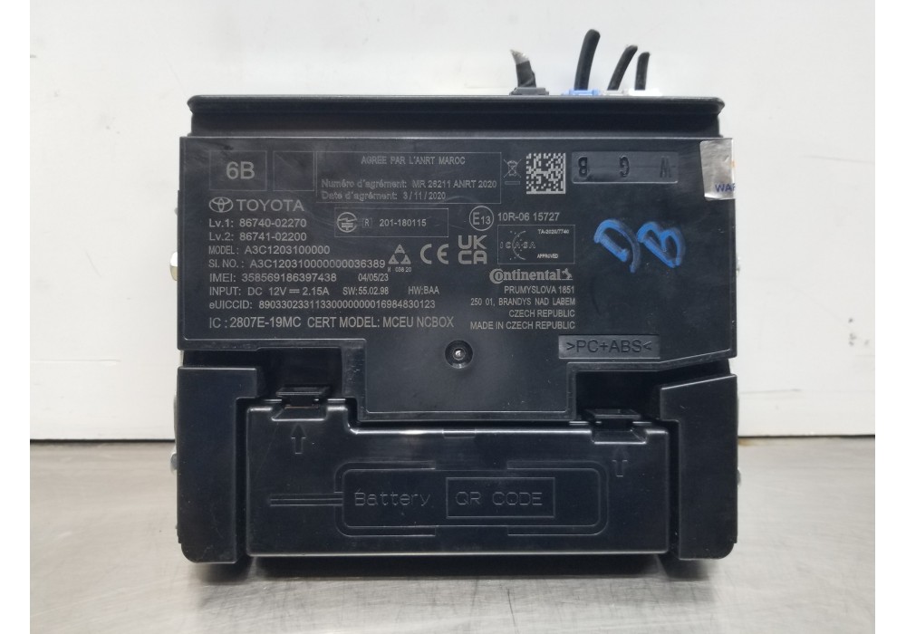Recambio de modulo electronico para toyota corolla touring sports (e21) hybrid referencia OEM IAM 8674002270  