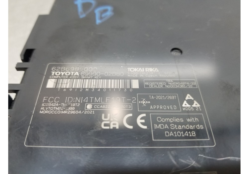 Recambio de modulo electronico para toyota corolla touring sports (e21) hybrid referencia OEM IAM 8999002B80  