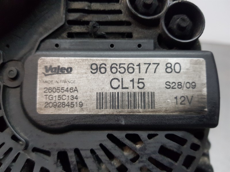 Recambio de alternador para citroen c4 picasso shine referencia OEM IAM 9665617780  
