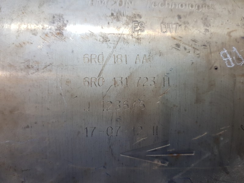 Recambio de filtro de particulas para volkswagen polo (6r1) advance referencia OEM IAM 6R0254700MX 6R0181AA 