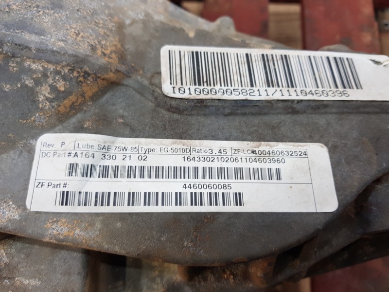 Recambio de diferencial delantero para mercedes clase m (w164) 4matic referencia OEM IAM A1643302102  