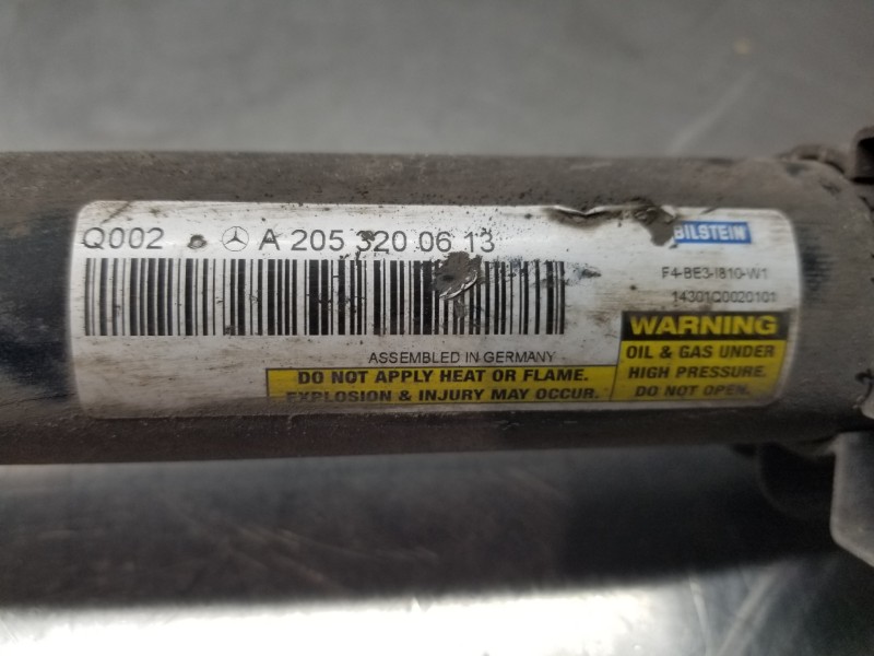 Recambio de amortiguador delantero izquierdo para mercedes clase c (w205) lim. bluetec referencia OEM IAM A2053200613  