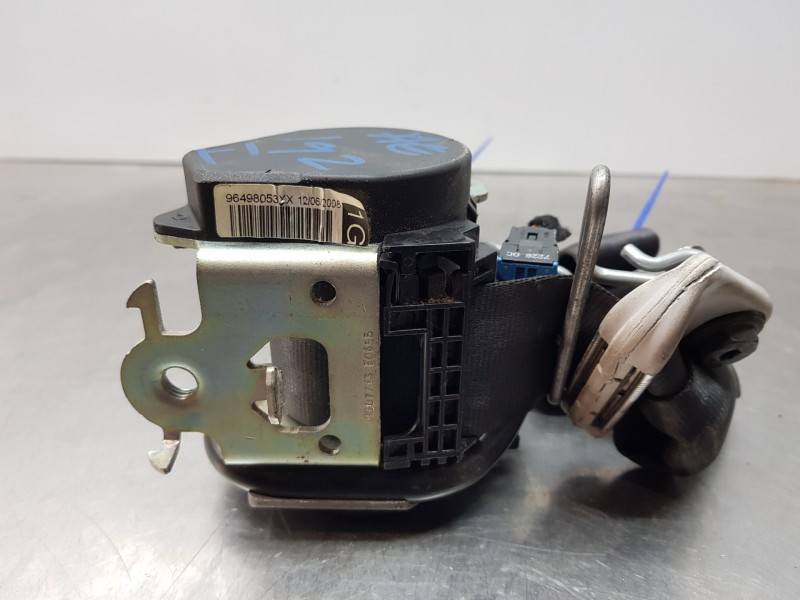 Recambio de cinturon seguridad delantero izquierdo para peugeot 207 confort referencia OEM IAM 96498053XX  