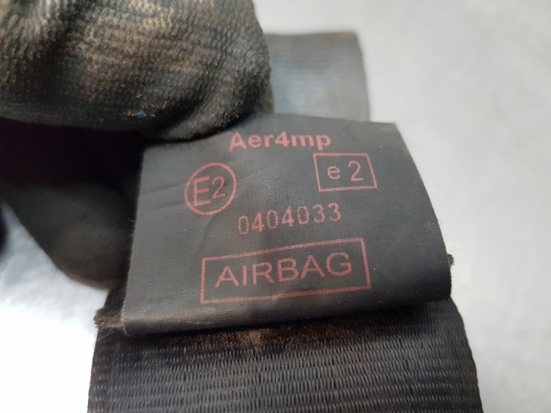 Recambio de cinturon seguridad delantero izquierdo para peugeot 207 confort referencia OEM IAM 96498053XX  