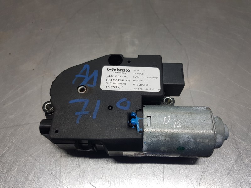 Recambio de motor techo electrico para mercedes clase m (w166) bluetec referencia OEM IAM A1669069600  