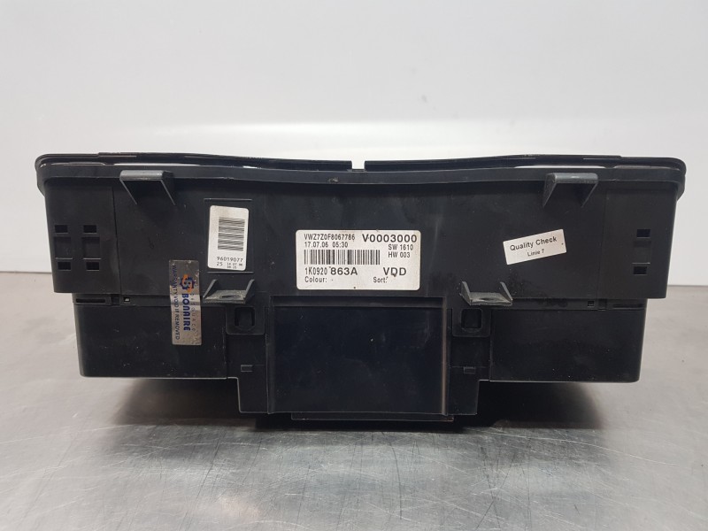 Recambio de cuadro instrumentos para volkswagen golf v berlina (1k1) sport referencia OEM IAM 1K0920863A 110080346 