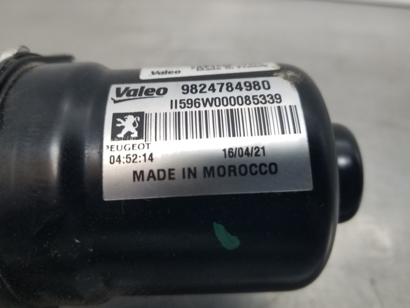 Recambio de motor limpia delantero para peugeot 208 (p2) puretech referencia OEM IAM 9824784980  