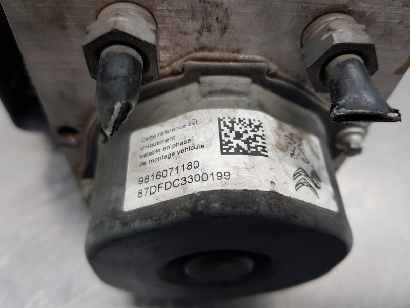 Recambio de abs para peugeot 308 active referencia OEM IAM 9816071180  
