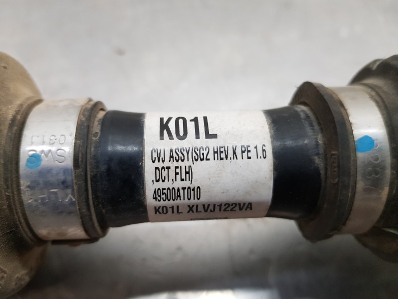 Recambio de transmision delantera izquierda para kia niro concept referencia OEM IAM 49500AT010  