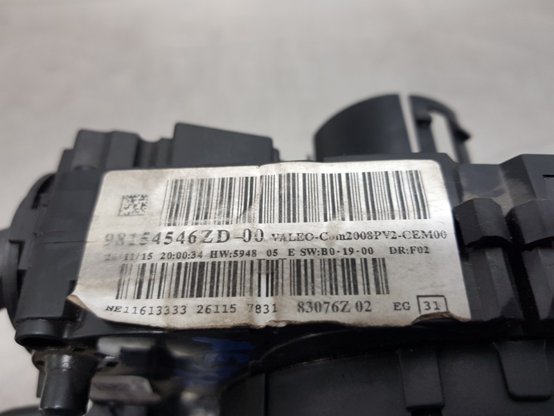 Recambio de mando multifuncion para peugeot 308 active referencia OEM IAM 98154546ZD  