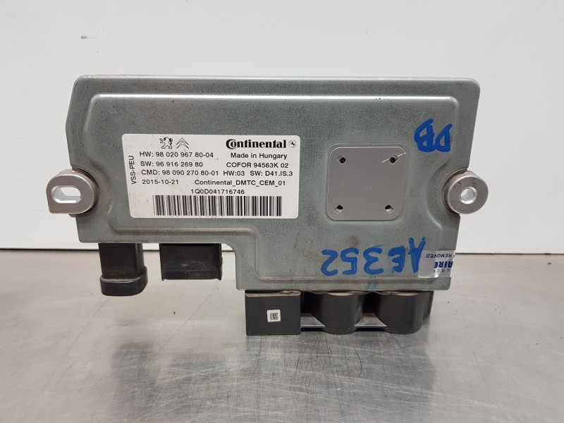 Recambio de centralita start / stop para peugeot 308 active referencia OEM IAM 9802096780  