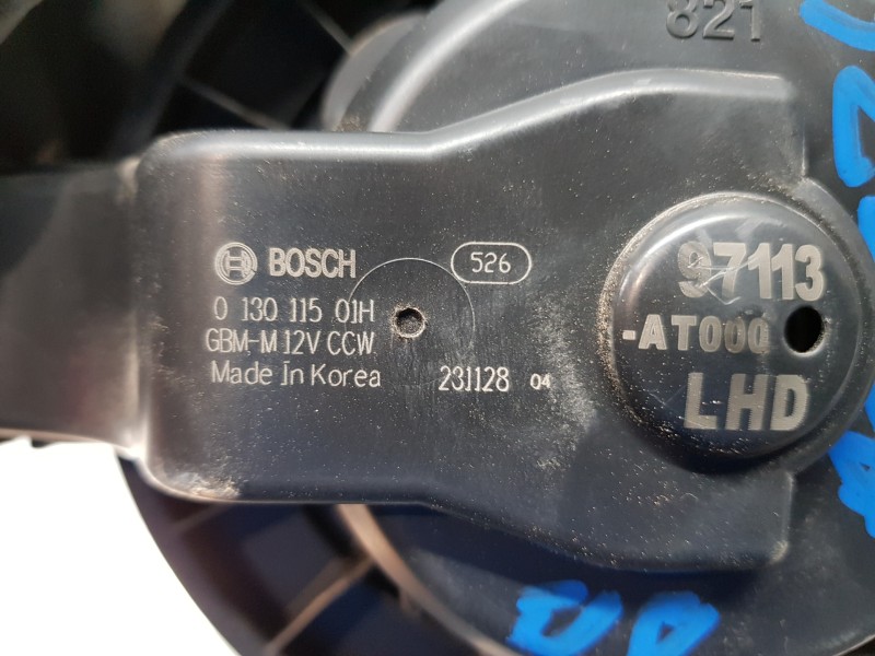 Recambio de motor calefaccion para kia niro concept referencia OEM IAM 97113AT000 013011501H 