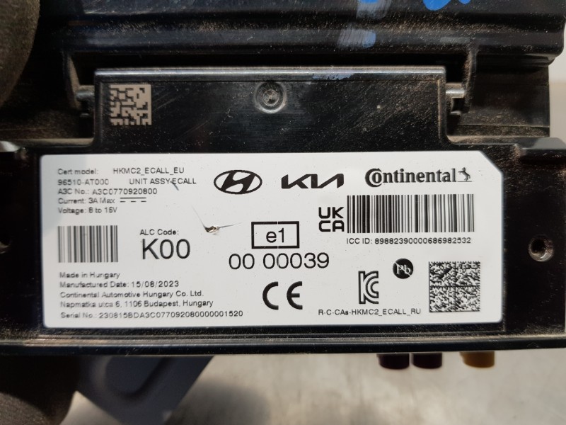 Recambio de modulo electronico para kia niro concept referencia OEM IAM 96510AT000  