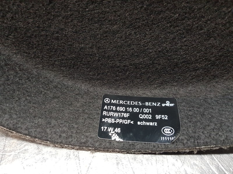 Recambio de bandeja trasera para mercedes clase a (w176) design referencia OEM IAM A1766900149 A1766901600 